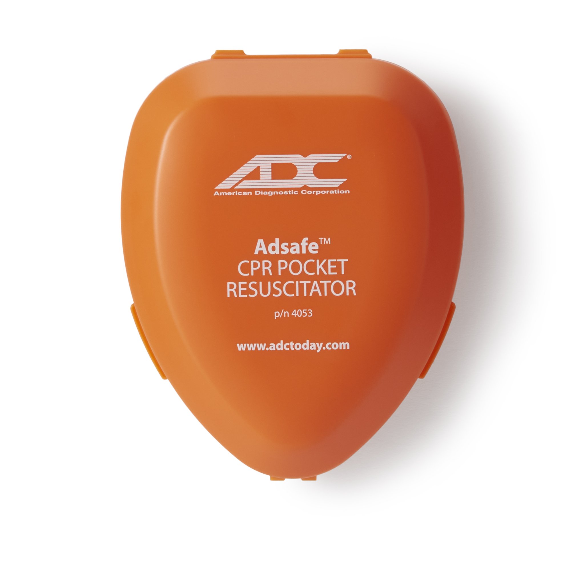 Mask Valve CPR Resuscitator In Case, Adsafe™ Orange Latex Free by American Diagnostic Corporation  ID 4053